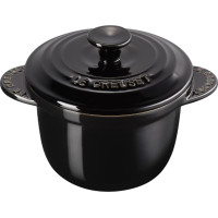 Le Creuset Trauks Mini Cocotte akmens masas Ø13cm / 0,45L melns