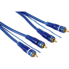 Hama 00062417 RCA Cable, 2 plugs - 2 plugs with remote line, 5m blue