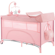 Baby cot 2 levels Nighty Night Pink