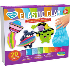 Moon Light Clay Kūrybinis rinkinys Modelinas - Plastilinas rinkinys Elastic 20 vnt.