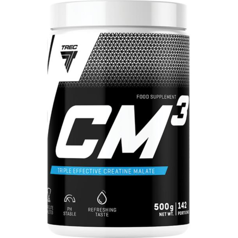 Trec Kreatiini kompleks TREC CM3 POWDER WHITE COLA 500 g