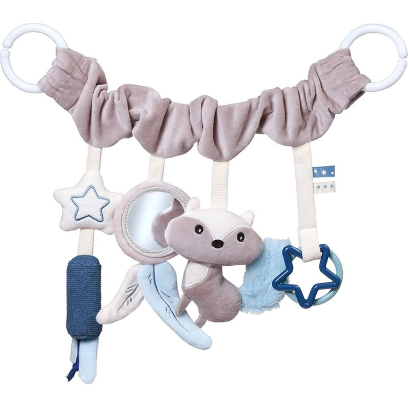 Babyono educational baby toy for pram RACCOON