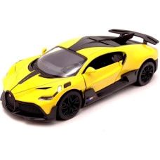 Kinsmart automobilis, Bugatti Divo, geltonas