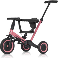 Colibro Tremix Up vaikiškas dviratis, 6 viename — rožinis