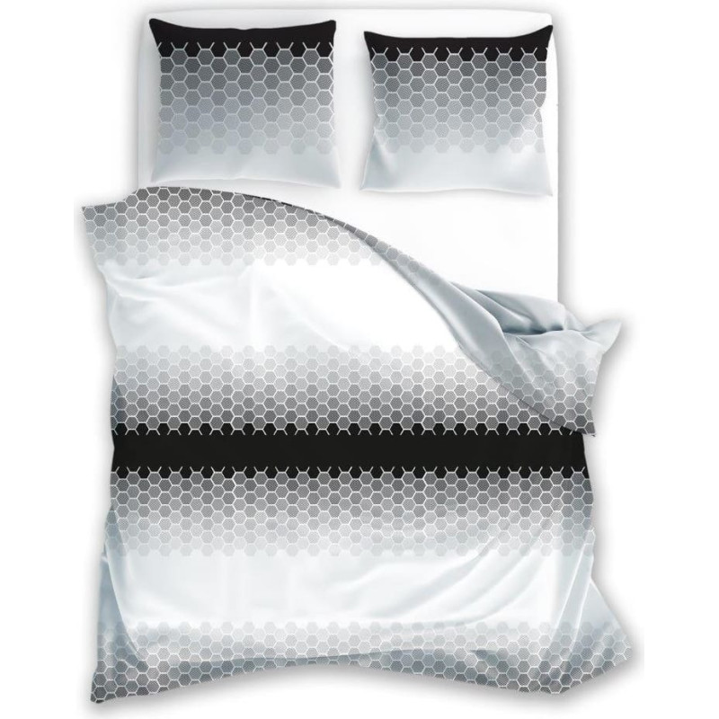 BEDDING SET 180X200+2x70X80 COTTON. GLAMOUR 018