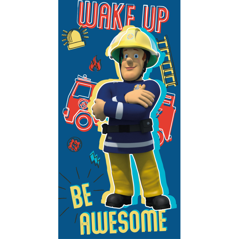 TOWEL FIREMAN SAM 041 70X140