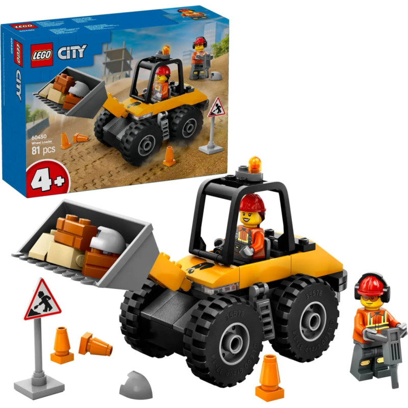 Lego Classic Żółta Ładowarka Kołowa 60450