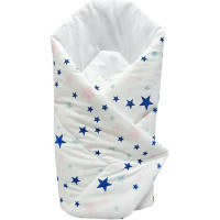 Ankras wrap blanket 80/80 pink stars white