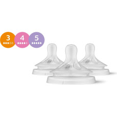 Philips Avent SCY960/03 SET OF 3 BOTTLE PACIFIERS 3 DIFFERENT FLOWS