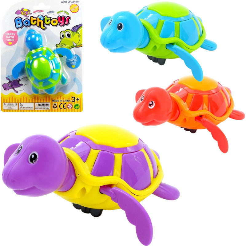 ŻÓŁW NAKRĘCANY DO WODY 3 KOLORY