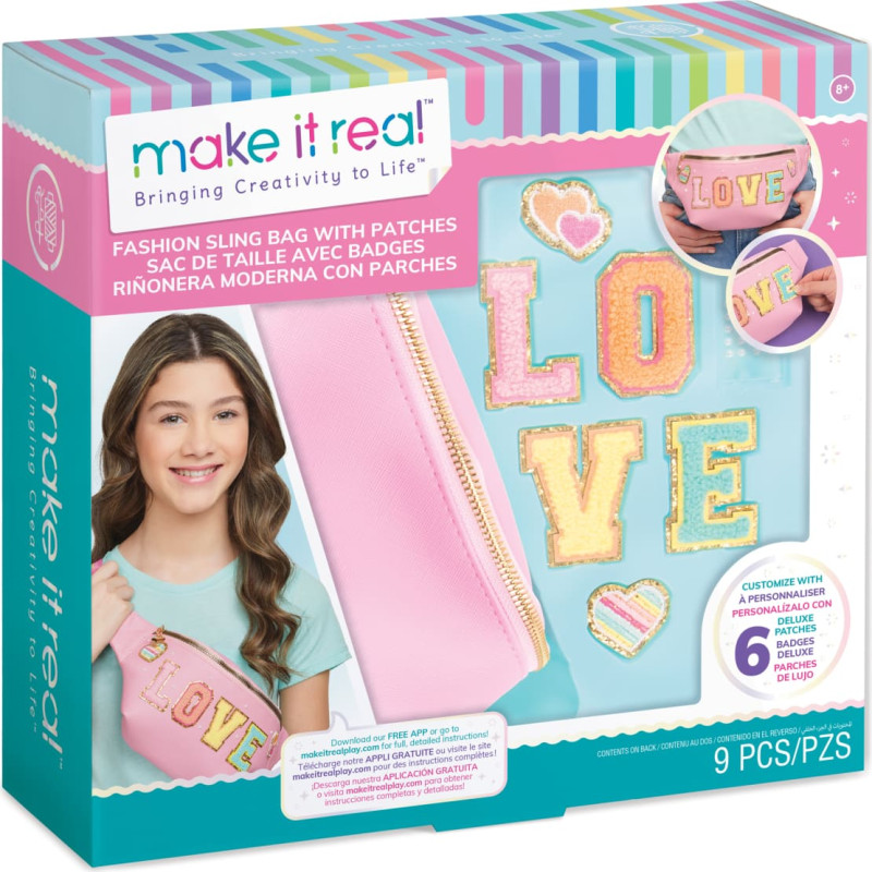 Make It Real DIY rankinė su aplikacijomis