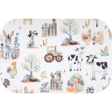 Ega Kids Diaper - 30053 - TETRA PRINT - EGA -FARM - size 70x80 cm