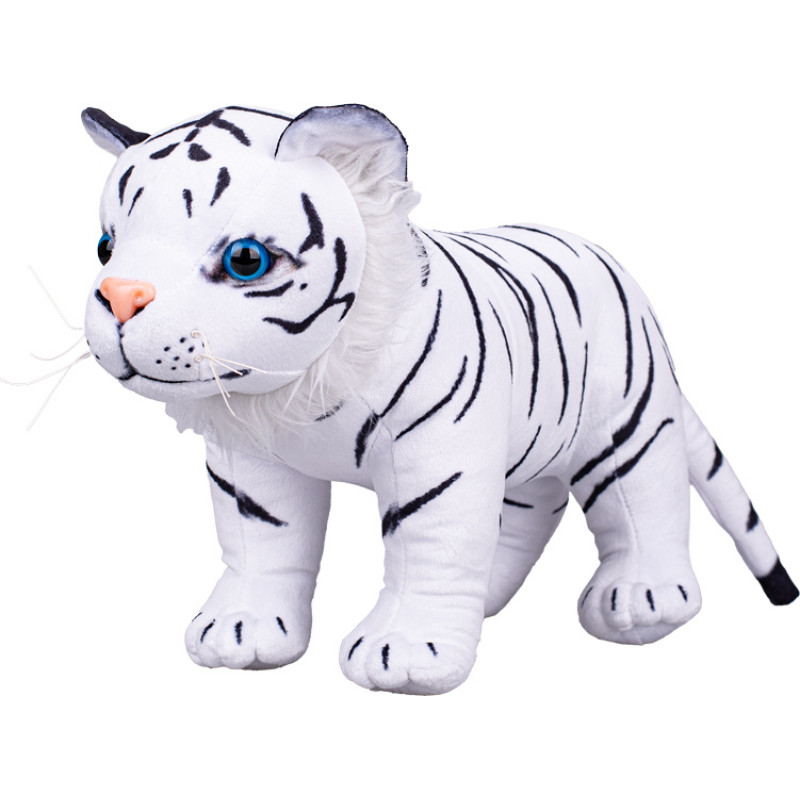 Other Plush toy  - 01469 - BENGAL TIGER - WHITE - size 35 cm