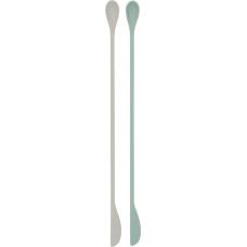 Stirring spoon set 2 pcs Platinum Silicone
