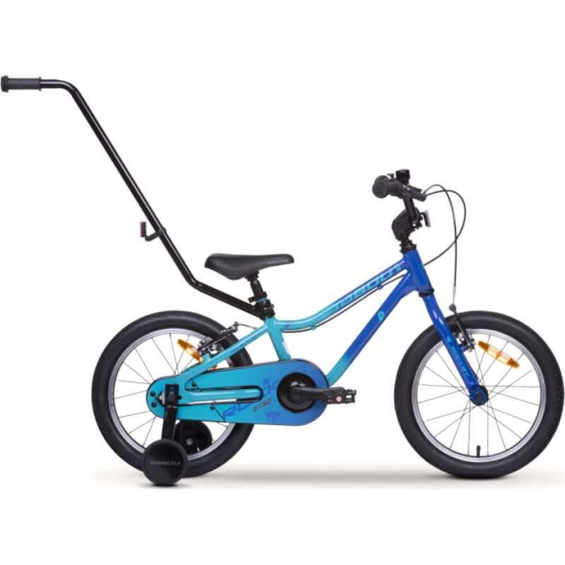 Vaikiškas dviratis TABOU Rocket FR (2025), 16", mėlynos–turkio spalvos
