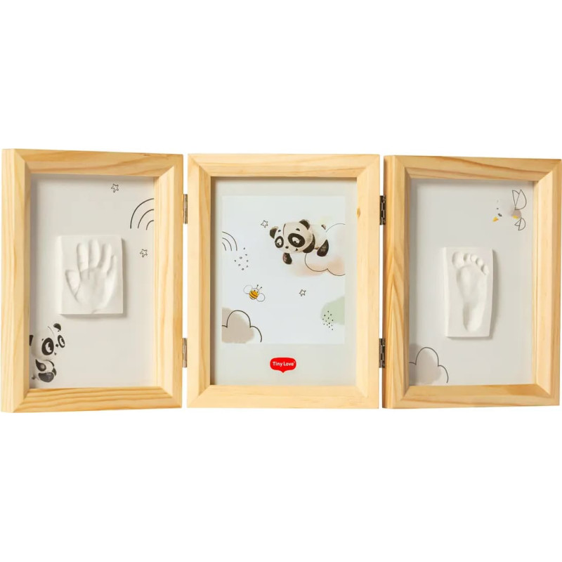 Tiny Love Double Frame medinis kūdikio rankų ir pėdų atspaudų rinkinys – 3333166081