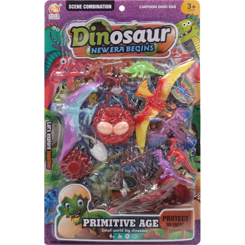 ZESTAW DINOZAURÓW 17 ELEMENTÓW