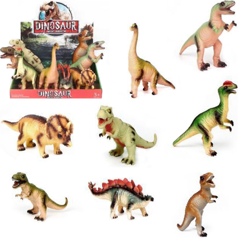 DINOZAUR GUMOWY DUŻY 8 WZORÓW
