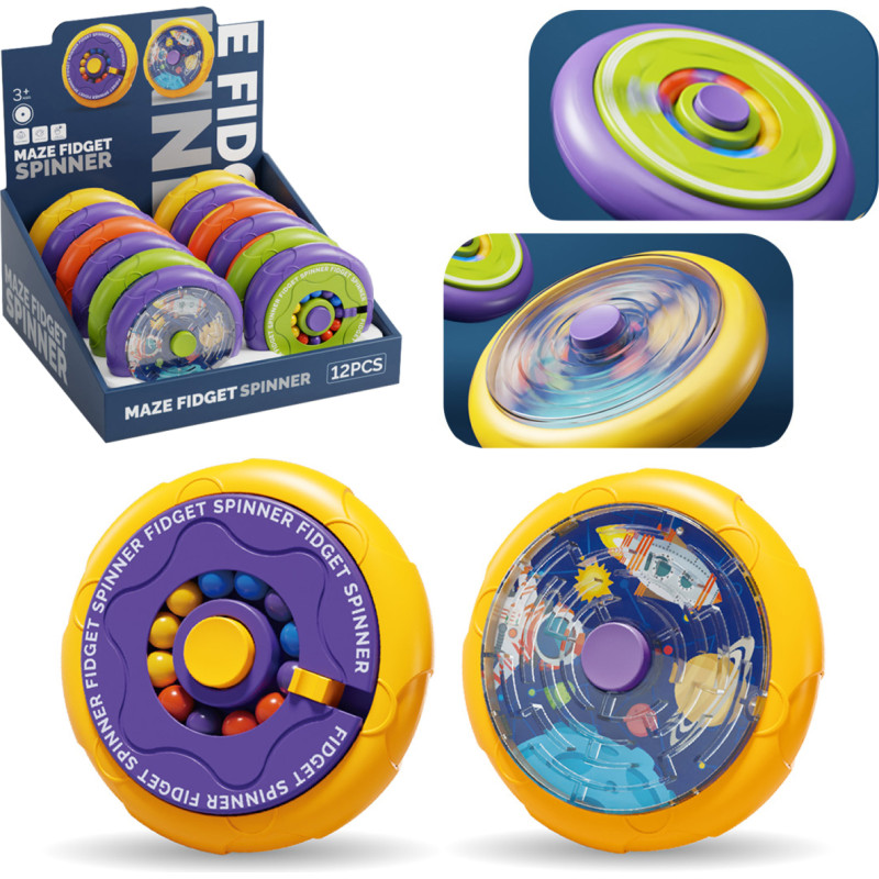 SPINNER 2W1 LABIRYNT I UKŁADANKA