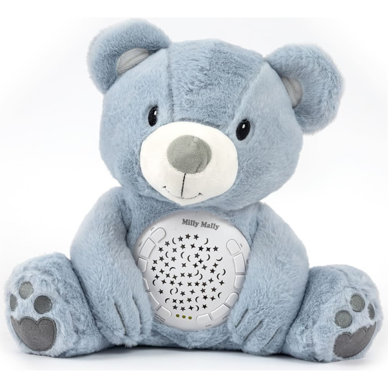 Milly Mally Zabawka pluszowa z projektorem Milly Bear Blue
