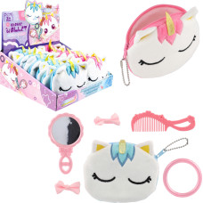 ZESTAW PIĘKNOŚCI W TOREBCE PLUSZOWEJ