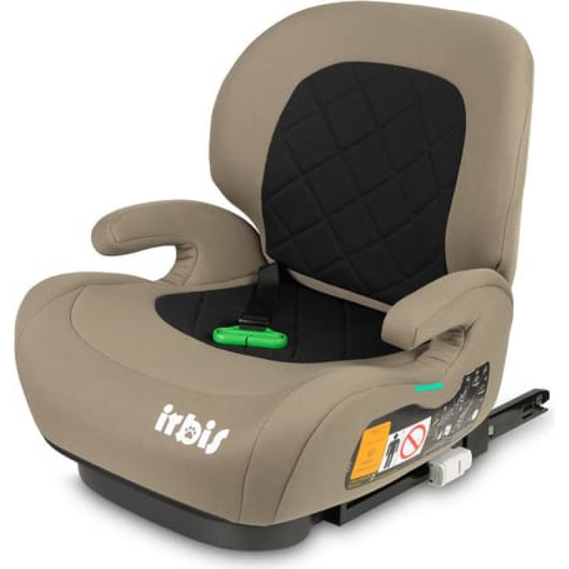 Caretero IRBIS I-SIZE automobilinė kėdutė BEIGE (125-150)