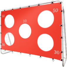 Bērnu futbola treniņu vārti 2in1 + precizitātes paklājs 215 x 153 x 76 cm