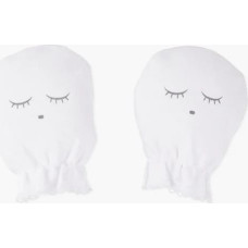 Livly Clothing Cimdi jaundzimu&scaron;ajiem Livly "White/grey", one size