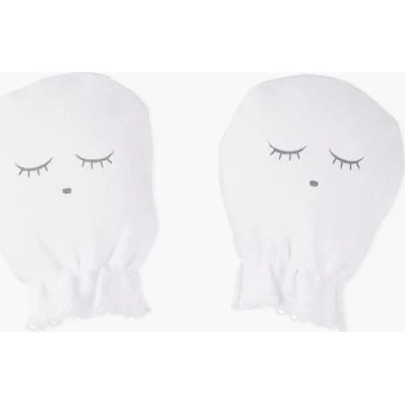 Livly Clothing Cimdi jaundzimu&scaron;ajiem Livly "White/grey", one size