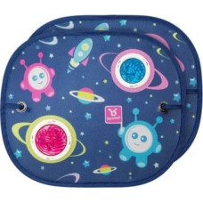 Benbat BENB-SS602 Zasłonka przeciwsłoneczna na szybę 2 szt. Kosmos