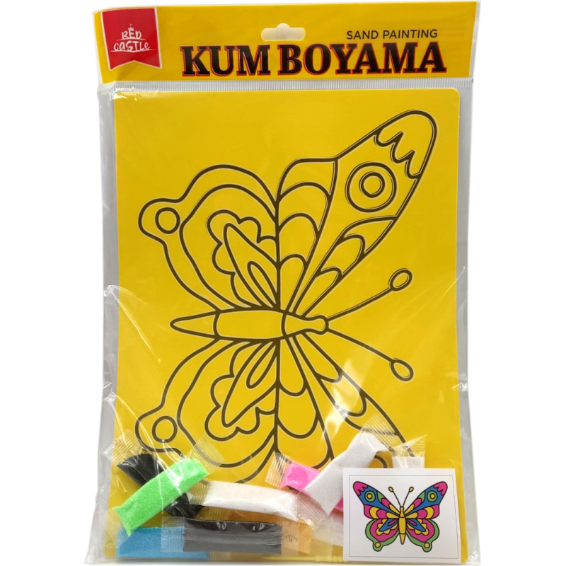 Red Castle kūrybinis smėlio rinkinys, 275x205 mm, Drugelis