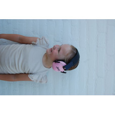 Jippie’s vaikams skirtos triukšmą slopinančios ausinės, šviesiai rožinės — 858524