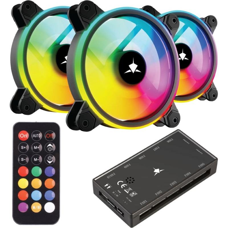 White Shark GCF-S028-004 Nebula-2 Black ARGB Kit