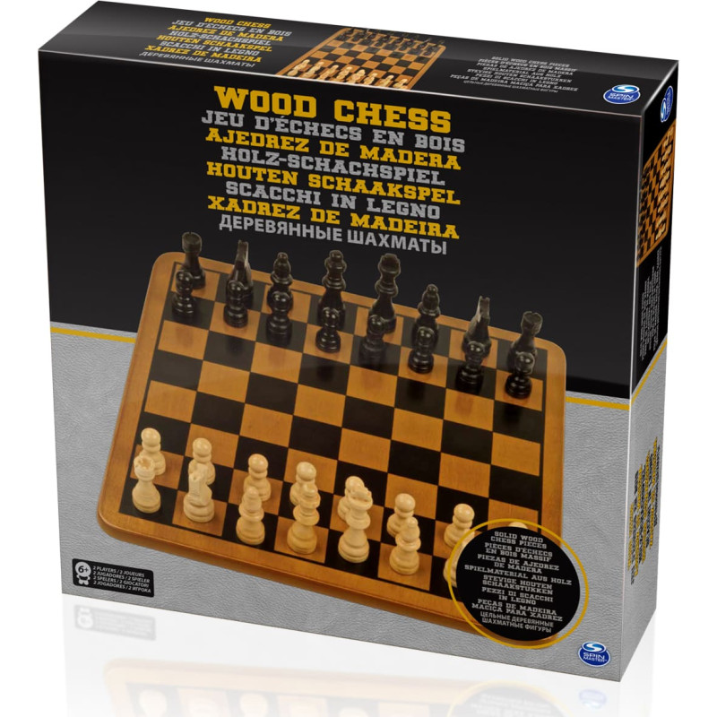 Spinmaster Games Spēle Wood Chess, 6033302