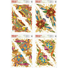 WITRAŻ BROKATOWY NAROŻNY 4 WZORY