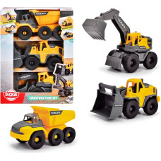 DICKIE VOLVO POJAZDY BUDOWLANE 3 SZTUKI