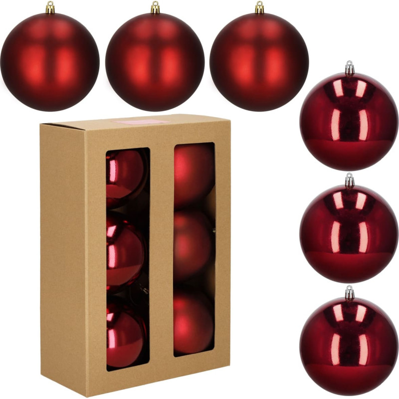 Springos Kalėdinių eglutės papuo&scaron;imų rinkinys Springos CA0988, 6 vnt.