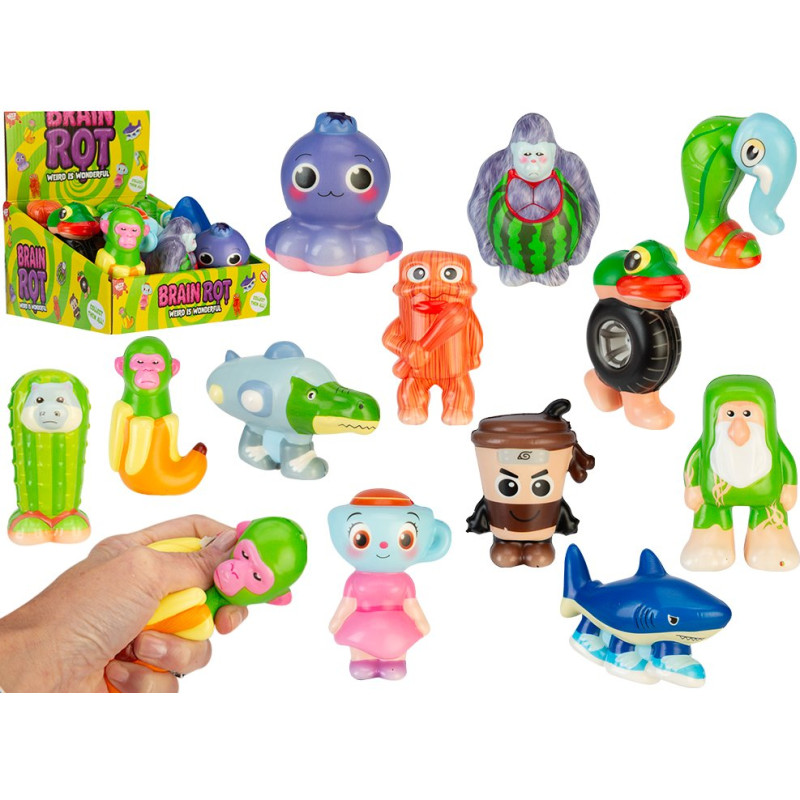 Brainrot antistresa rotaļlieta, 10 cm, sortiments, 543672