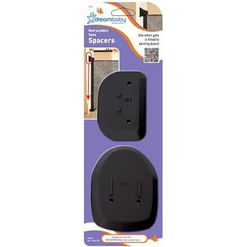 Dreambaby SPACERS FOR RETRACTABLE GATE BLACK
