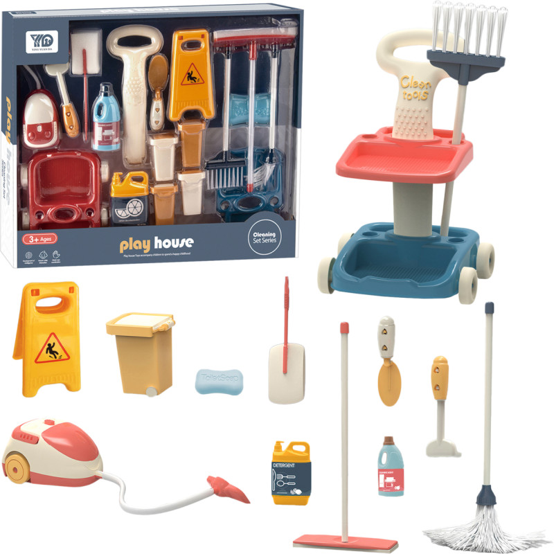 ZESTAW DO SPRZĄTANIA 13 ELEMENTÓW