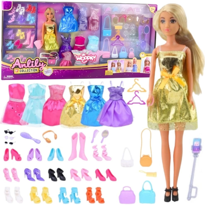 Woopie ROYAL Lalka Lili Modelka Stylistka Modowa z Akcesoriamii