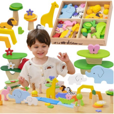 Viga 44820 Drewniane Klocki Opowieści Tropikalne