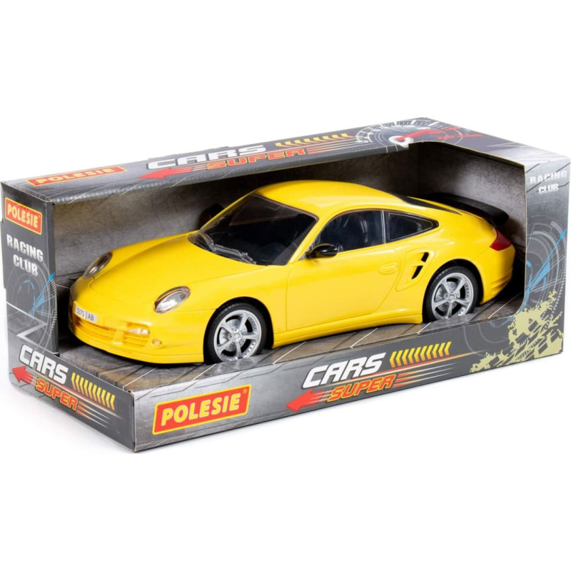 Polesie Inertia-powered car, yellow 39 cm 89052