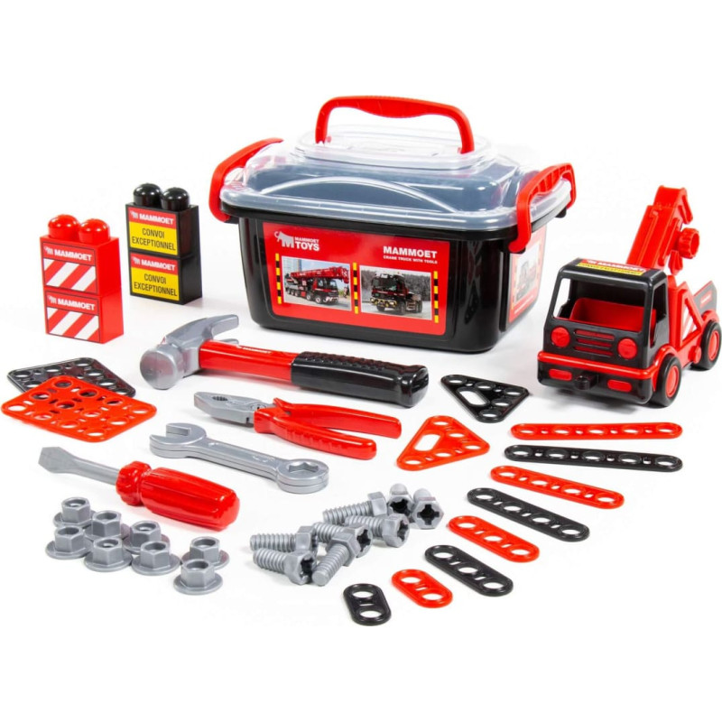 Polesie Mammoet Mini tow truck + constructor 36 pcs. 57136