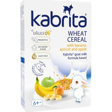 Kabrita Wheat cereal with Banana, Apricot & Apple goat milk formula based for babies from 6 months, 180g