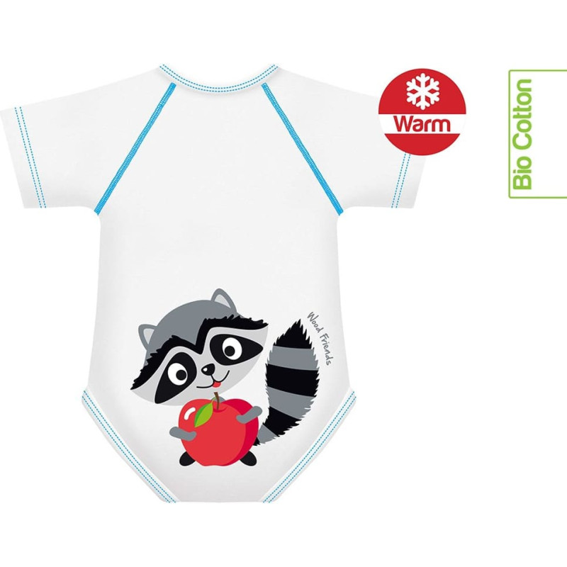 Growing body Bio Cotton Warm 0-36m raccoon