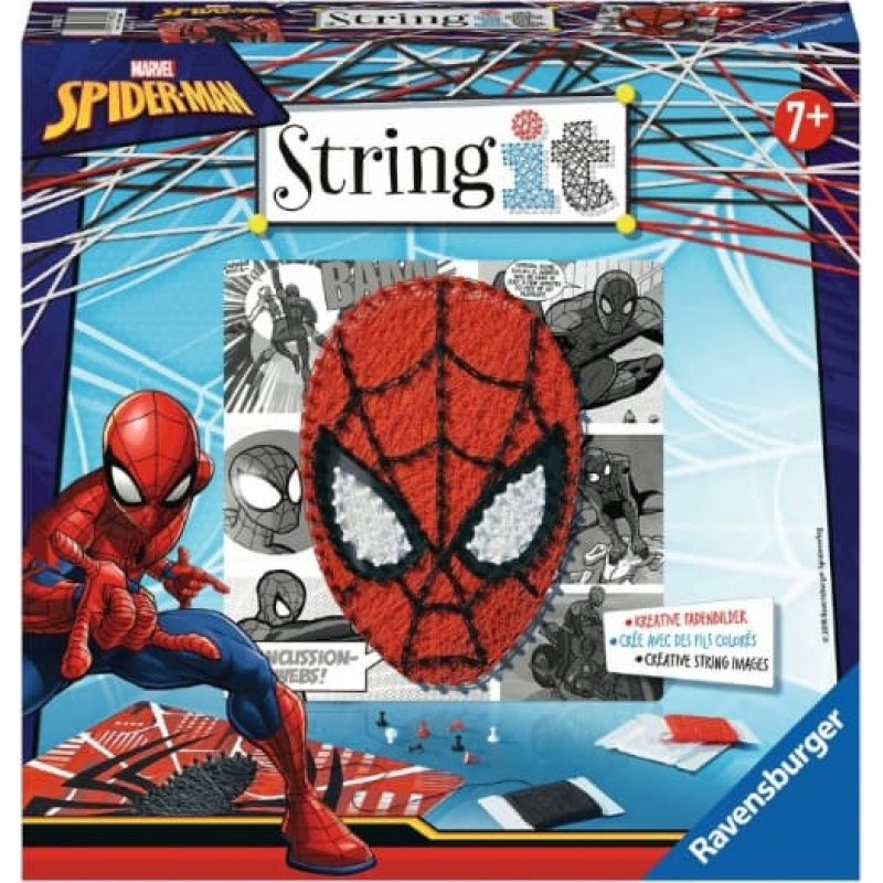 Ravensburger Craft Kit &ndash; String it Midi: Spiderman, 7+