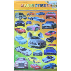 Nav Datu* Uzlīmju komplekts CARS 40x28 cm 16996