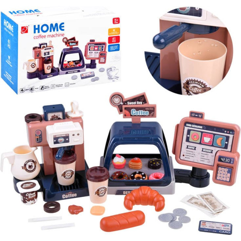 Lean- Kafijas bodīte ar vitrīnu un kasi 58185