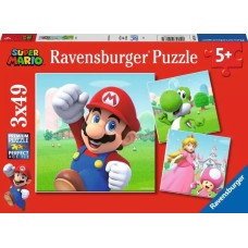 Ravensburger Puzzle 3x49 pcs Super Mario